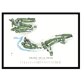 Digital Watercolour of Chapel Golf Course